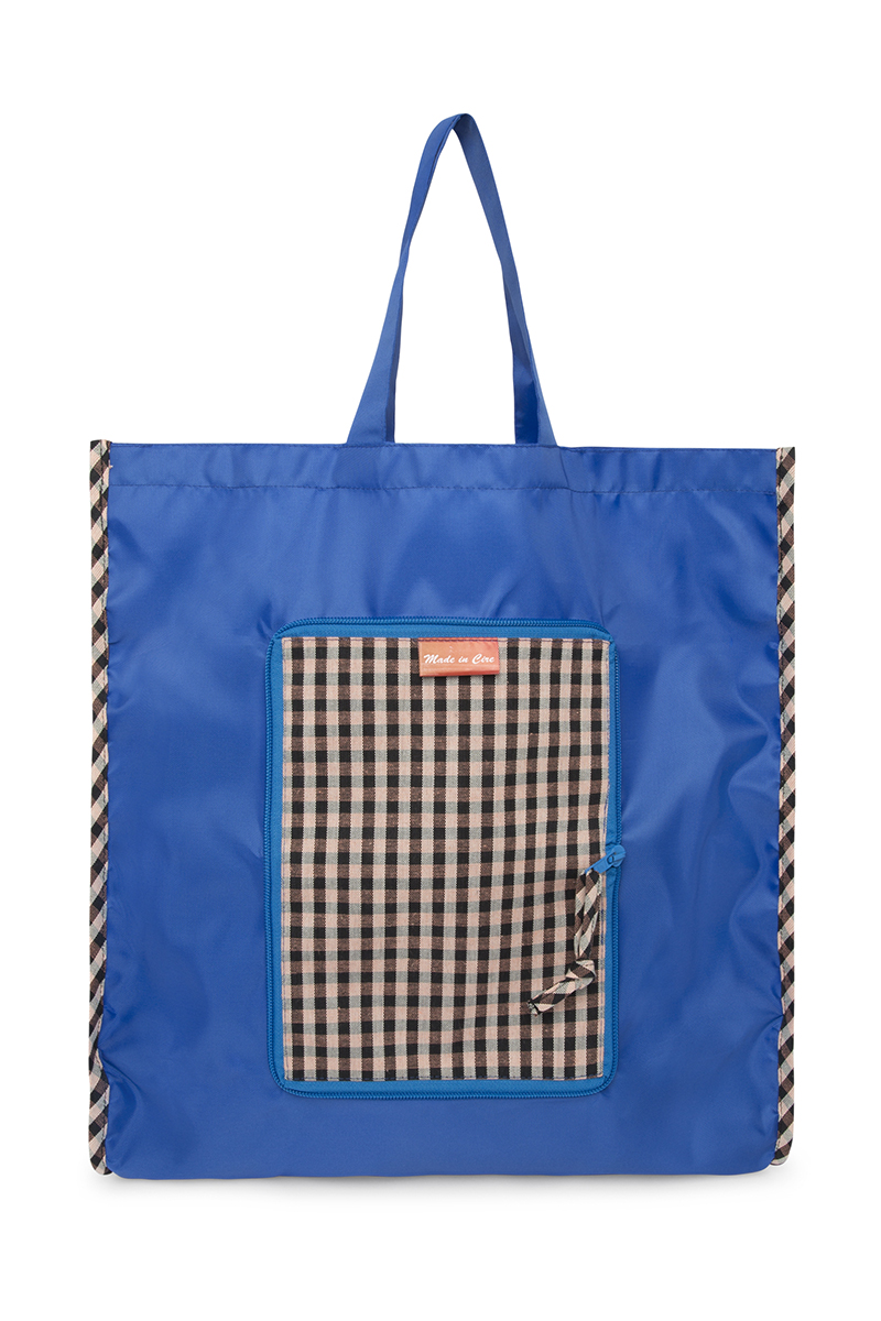 Blue folding bag